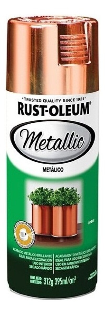 Pintura en Aerosol Efecto Metálico Rust-Oleum Color Bronce 