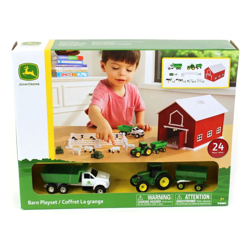 Granero rojo a escala 1/64 John Deere Granero rojo a escala 1/64 John Deere