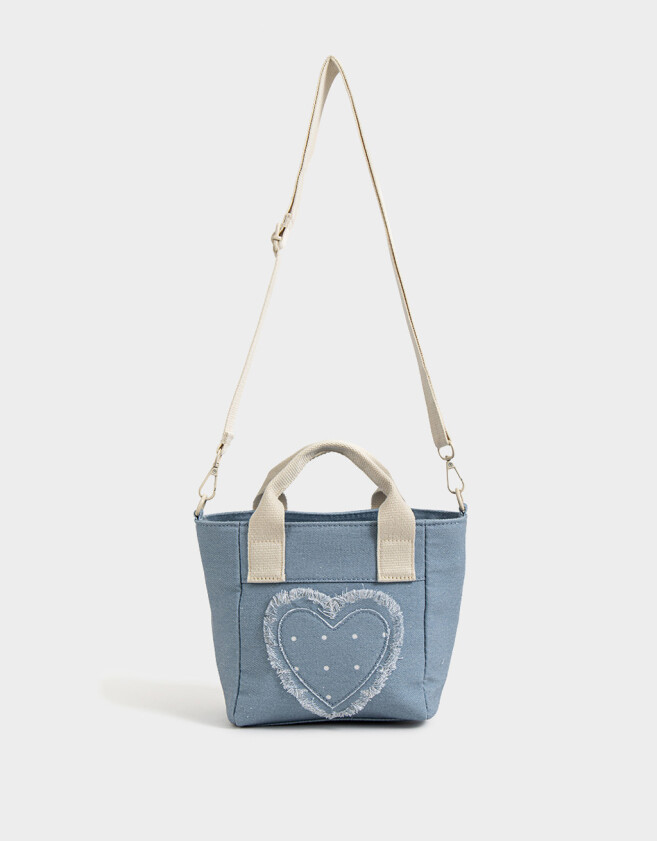 Mochilas y Carteras Infantiles Bandolera Infantil Denim - Azul Gastado