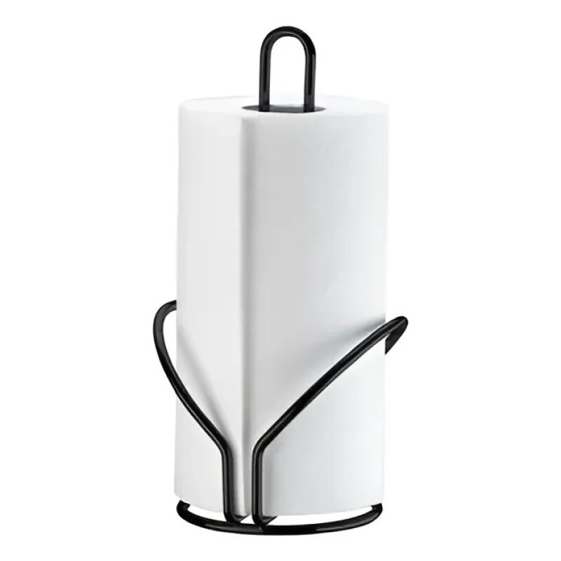 Portarollo De Cocina De Acero Negro Portarollo De Cocina De Acero Negro