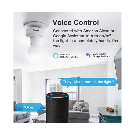 Portalámpara inteligente Sonoff Wifi E27 Alexa Portalámpara inteligente Sonoff Wifi E27 Alexa