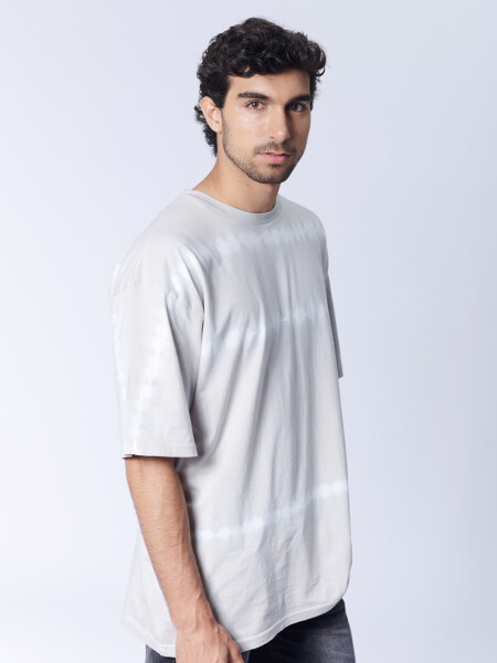 Remera tie dye Beige