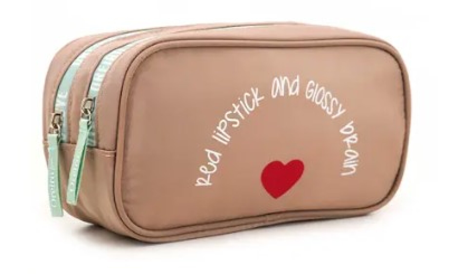 Cartuchera Las Oreiro Janeiro Doble Cierre - Beige 