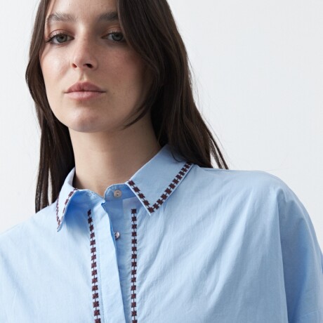 CAMISA NERNIA Celeste