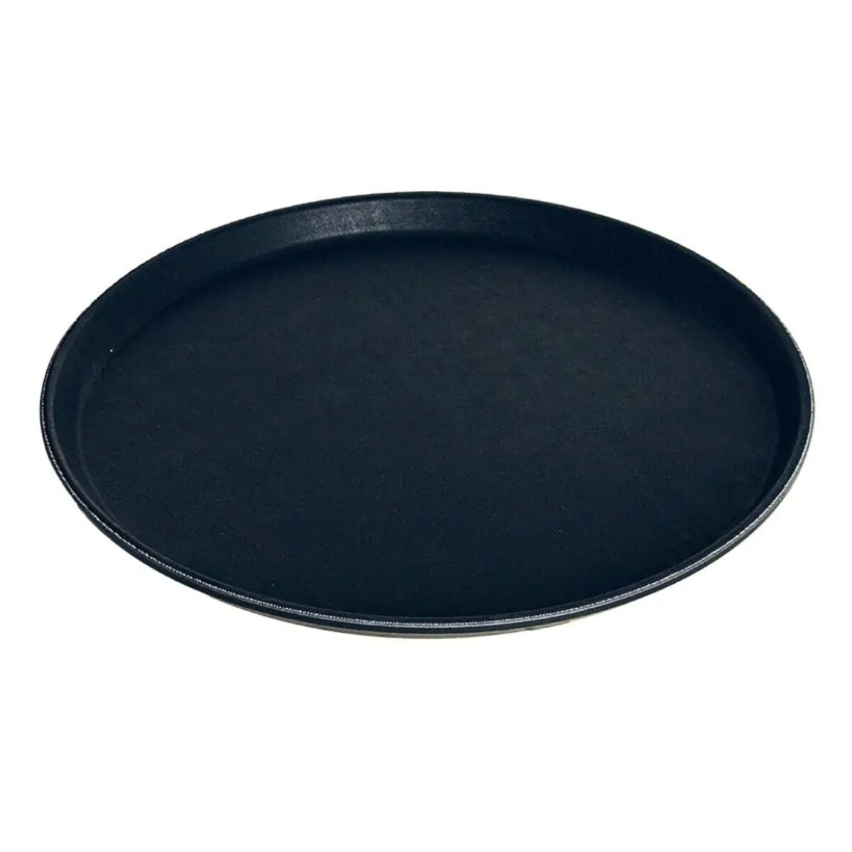 Bandeja Servir Antiderrapante Redonda Ø40x2.2Cm Paramount - Negro 
