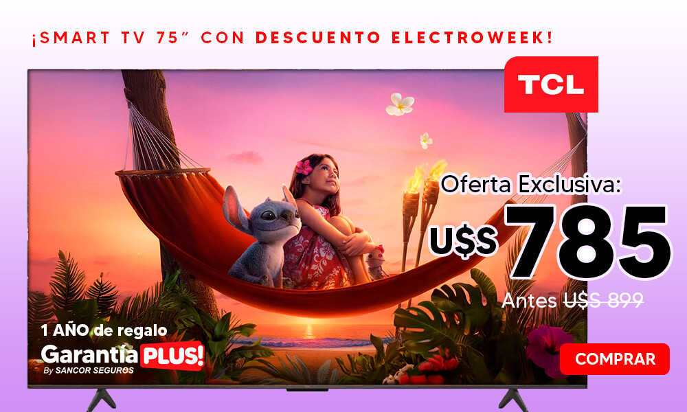 ¡Smart Tv 75 TCL en súper oferta!