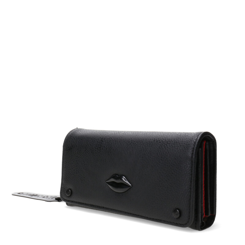 Billetera Las Oreiro Love Negro