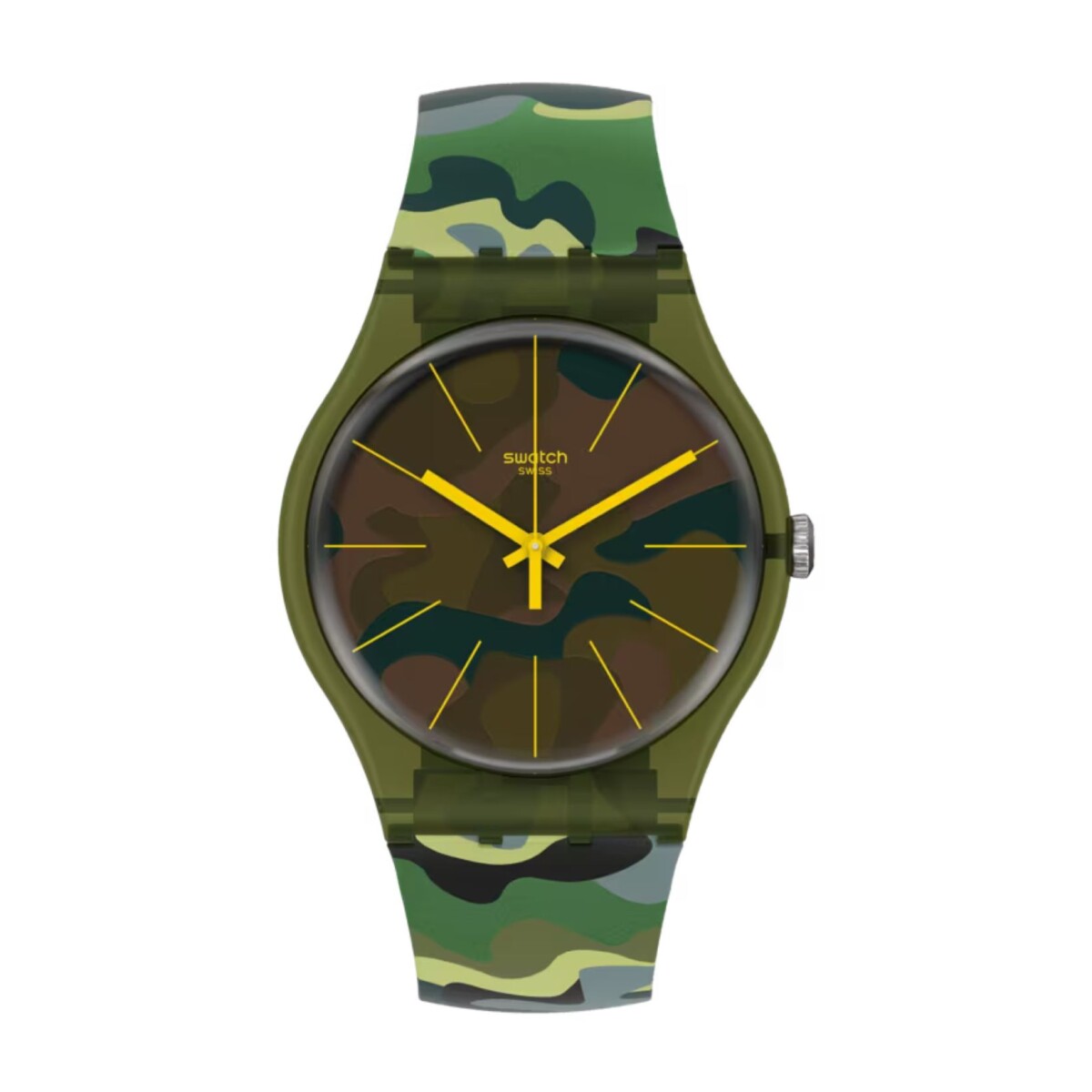 Reloj Swatch Suog114 Camouforest 