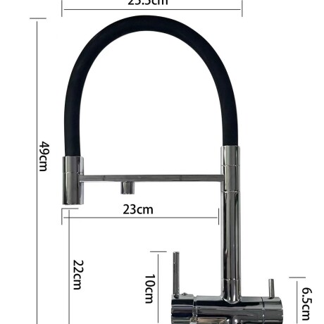 Purificador Bajo Mesada con Grifo Flexible 3 Vias Purificador Bajo Mesada con Grifo Flexible 3 Vias