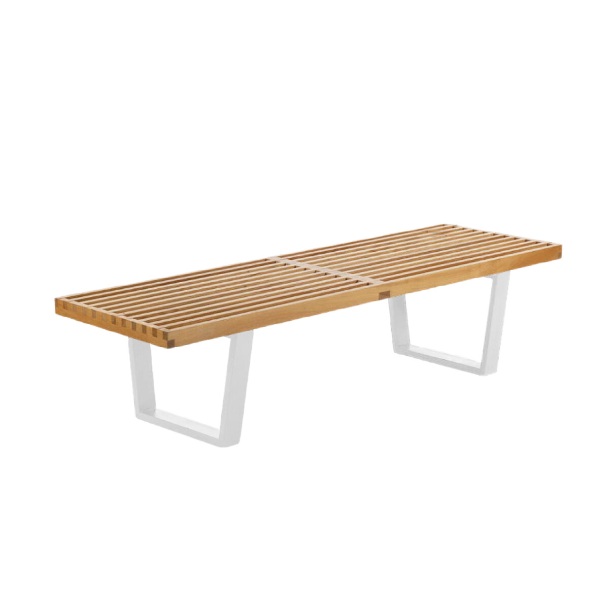 Mesa baja Nelson Bench - White 