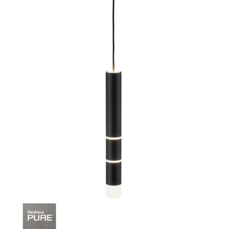 Colgante led rotativo tubular negro 7 posiciones de luz 3000K 10W Colgante led rotativo tubular negro 7 posiciones de luz 3000K 10W