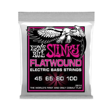 Encordado Bajo Ernie Ball Super Slinky Flatwound 45-100