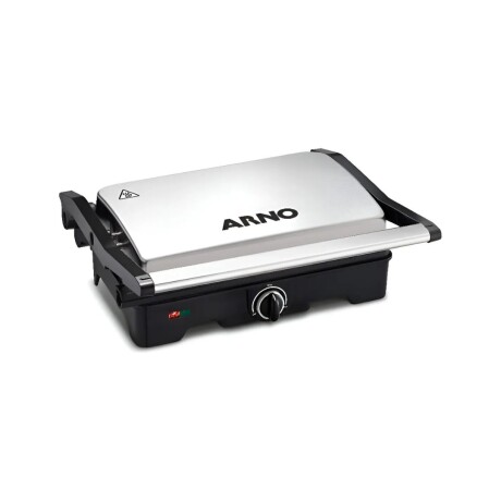 Sandwichera Arno Dual Inox | Placa antiadherente | Color gris. Sandwichera Arno Dual Inox | Placa antiadherente | Color gris.