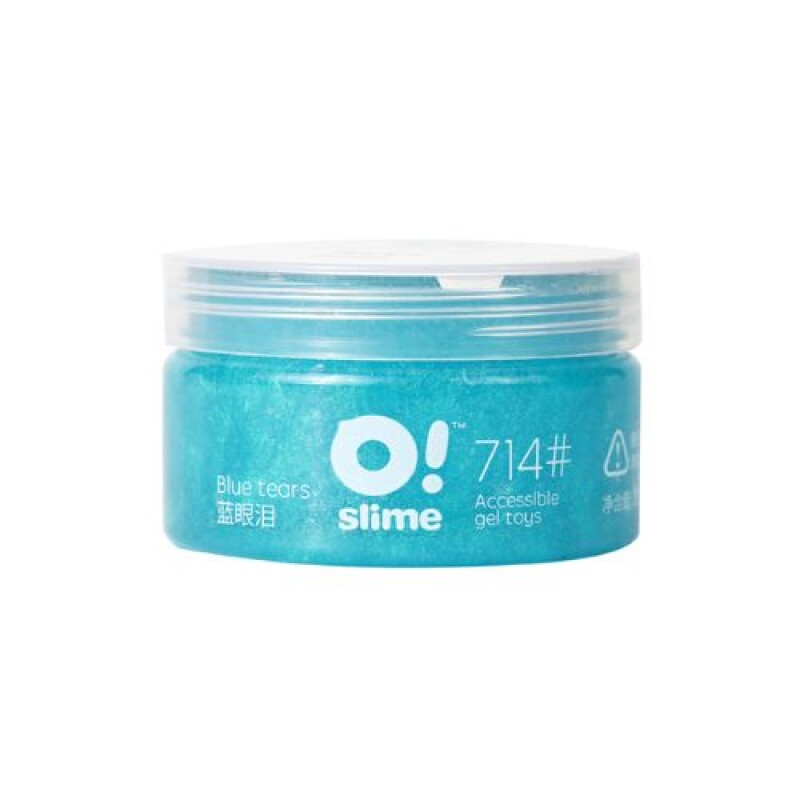 Shimmer slime con Brillantina Azul