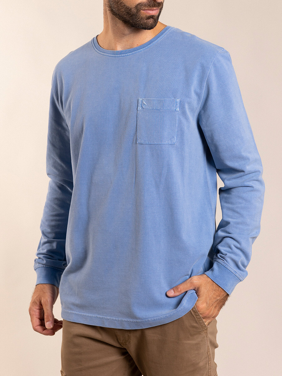 T-SHIRT KANUT POLANCO - Azul 
