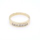 Anillo en oro 18k amarillo con 6 brillantes Anillo en oro 18k amarillo con 6 brillantes