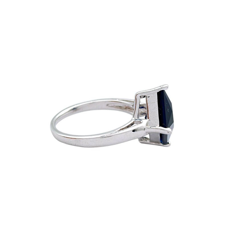 Anillo Solitario-Plata 925-Piedra Zafiro-AN3519 conpiedra