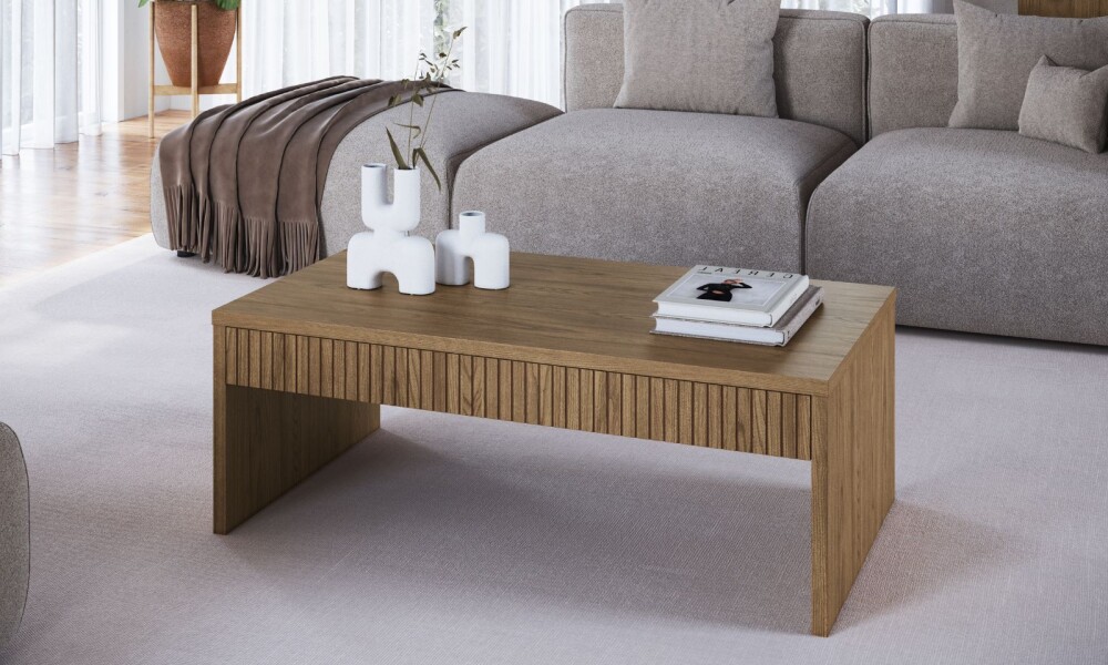 Mesa de Living PLISSE 4 Cajones Mesa de Living PLISSE 4 Cajones