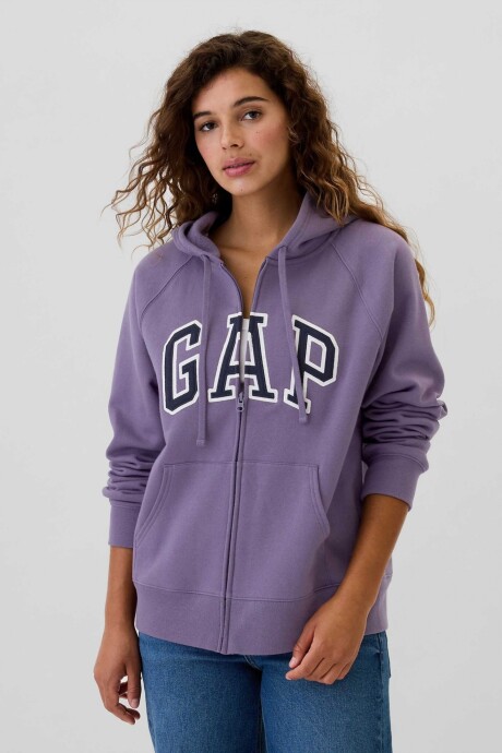 Canguro Con Cierre Logo Gap Mujer Grape Flavor