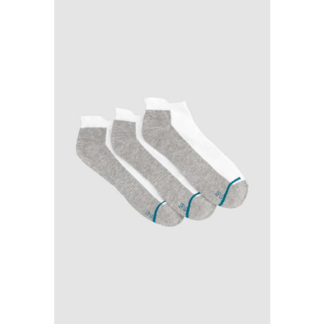 Pack x3 medias cortas con diseño deportivo Variante 39