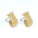 Caravanas clips panther 5 hilos en oro 18k Caravanas clips panther 5 hilos en oro 18k