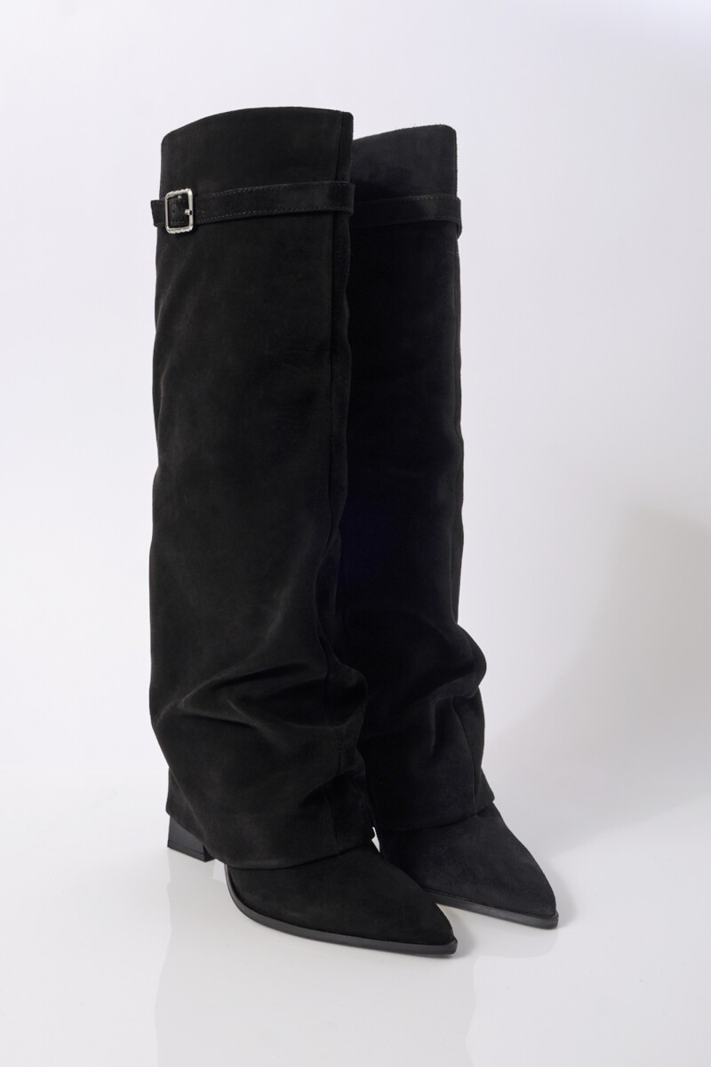 BOTA FELICITY FOLDOVER Negro