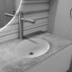 Bacha Circular De Loza Blanca Para Empotrar 46X34X19 000