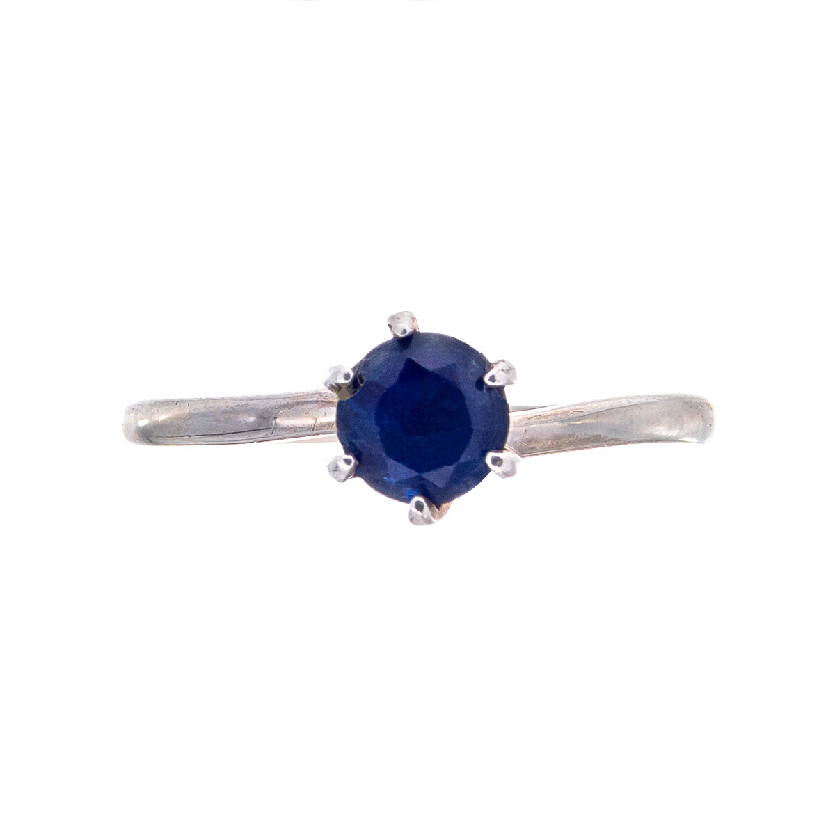 Anillo de plata 925 con circonia. 