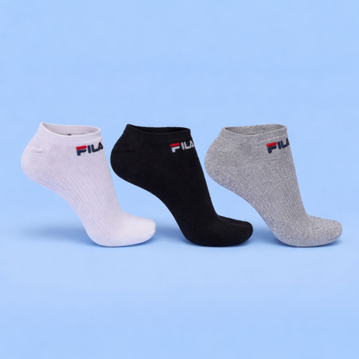 MEDIAS TRIPACK UNISEX CANO CORTO 34-38 FILA 