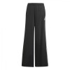 Pantalón Loose French Terry Wide Leg 3 bandas de Mujer Negro