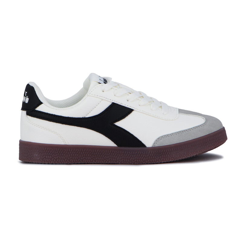 Championes Casuales Mujer Diadora Bamtelo Pu Blanco-negro