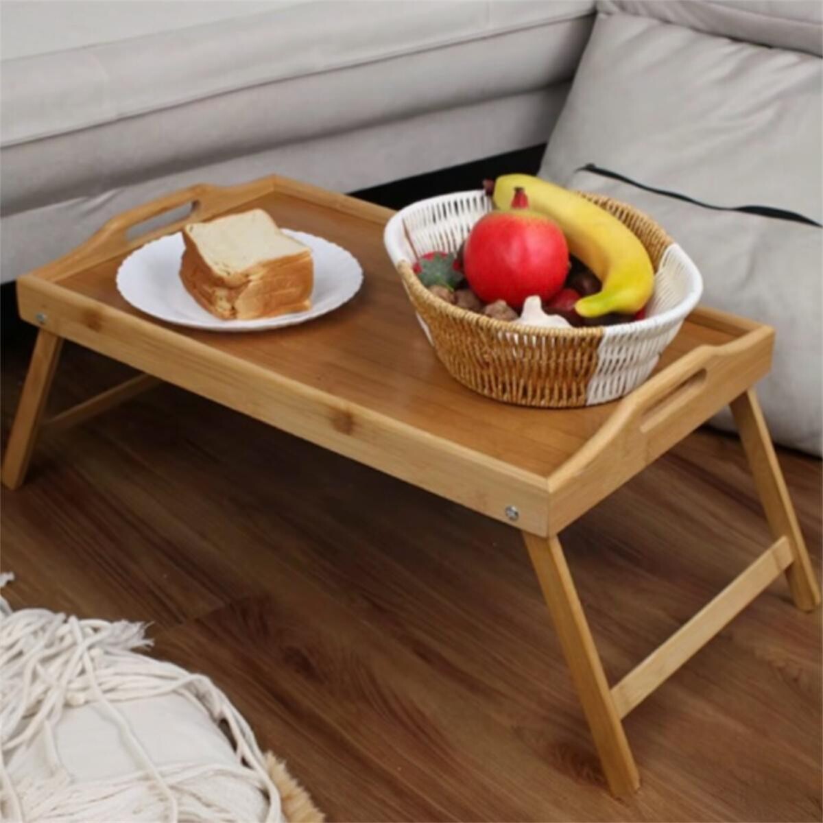 Bandeja para Desayuno en Bambu Plegable 