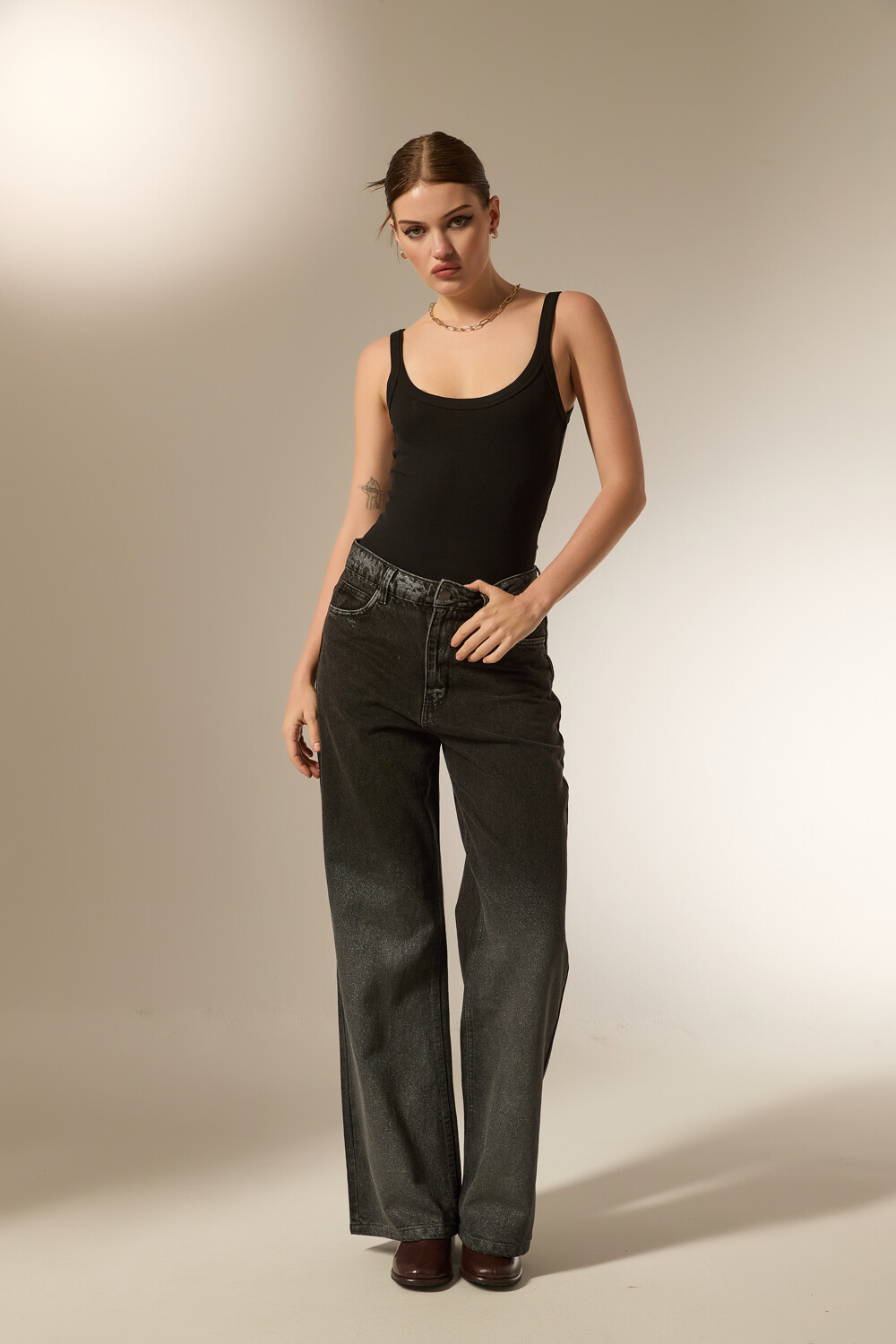 Pantalon Danisa Gris Medio