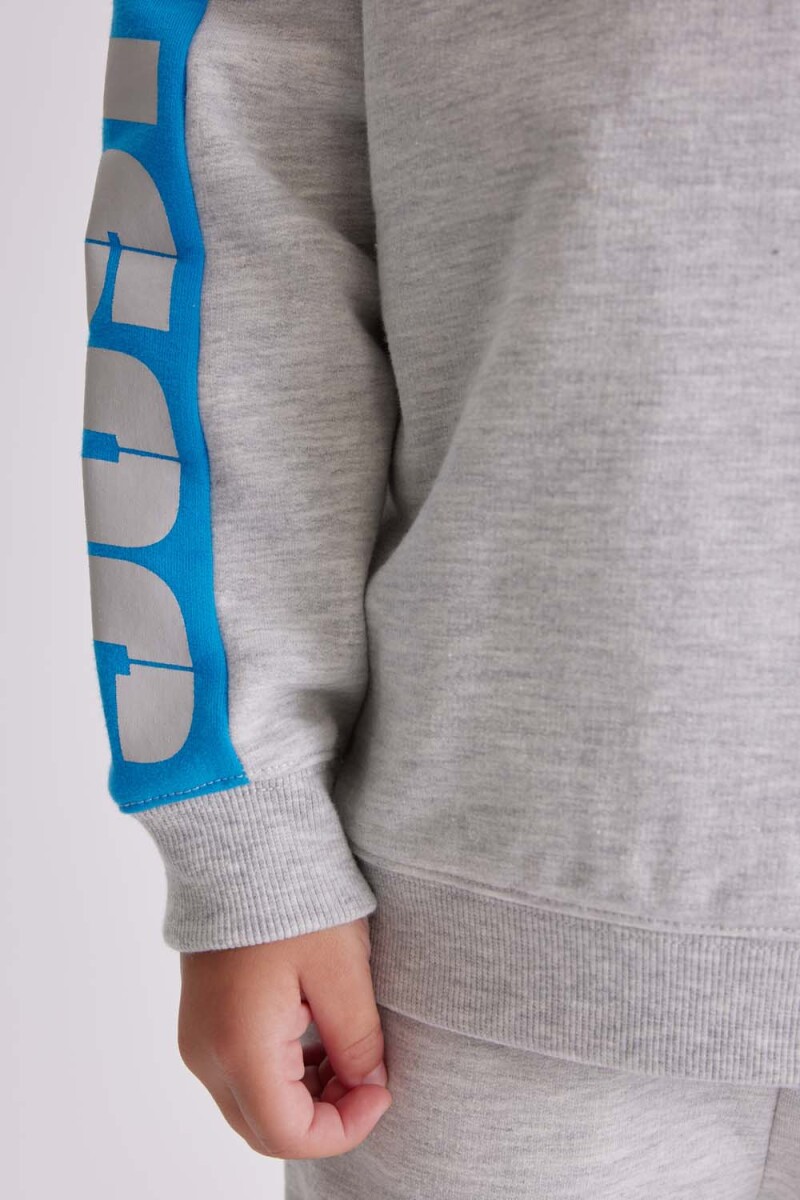 Buzo deportivo Gris Melange