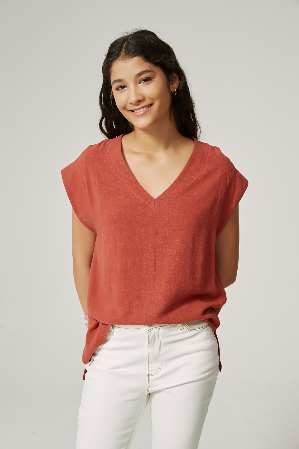 Blusa Mirza Terracota