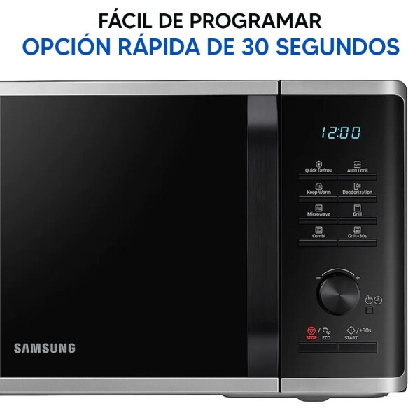 Microondas Samsung Mg23k3515 De Outlet OLT MICROONDAS SAMSUNG 23L MG23K3515AS