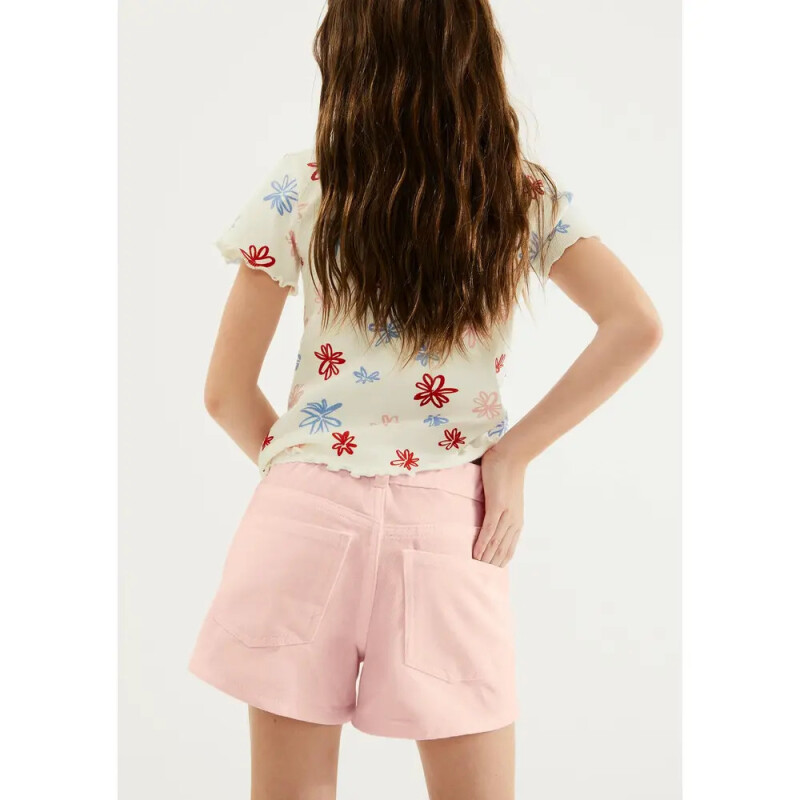 SHORTS FEM ROSA CLARO