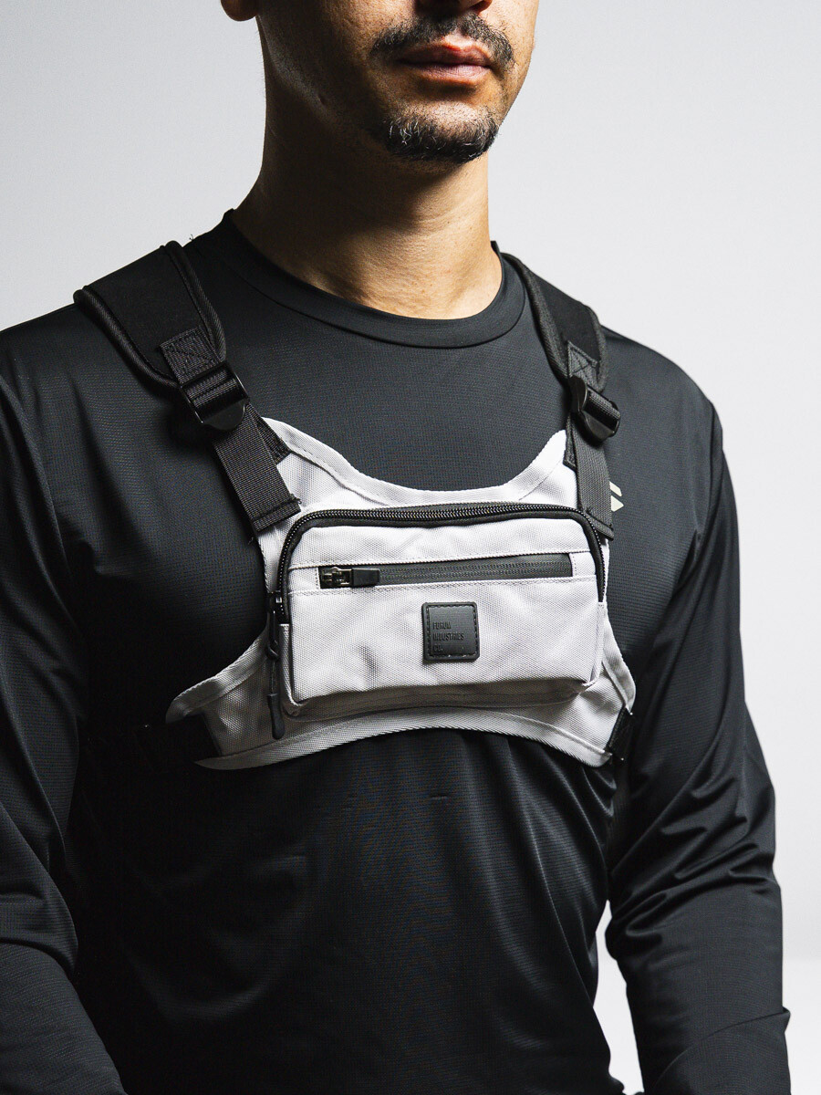 Bolso de Pecho Táctico - Gris 