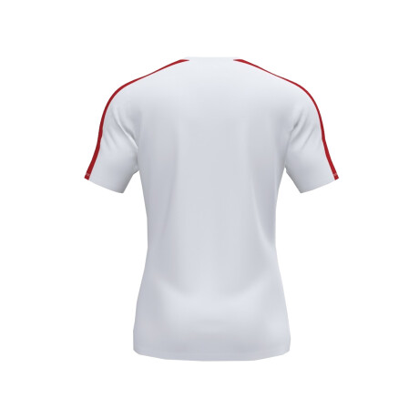 Remera Joma de Hombre - ACADEMY SHORT SLEEVE - 101656206 WHITE/RED