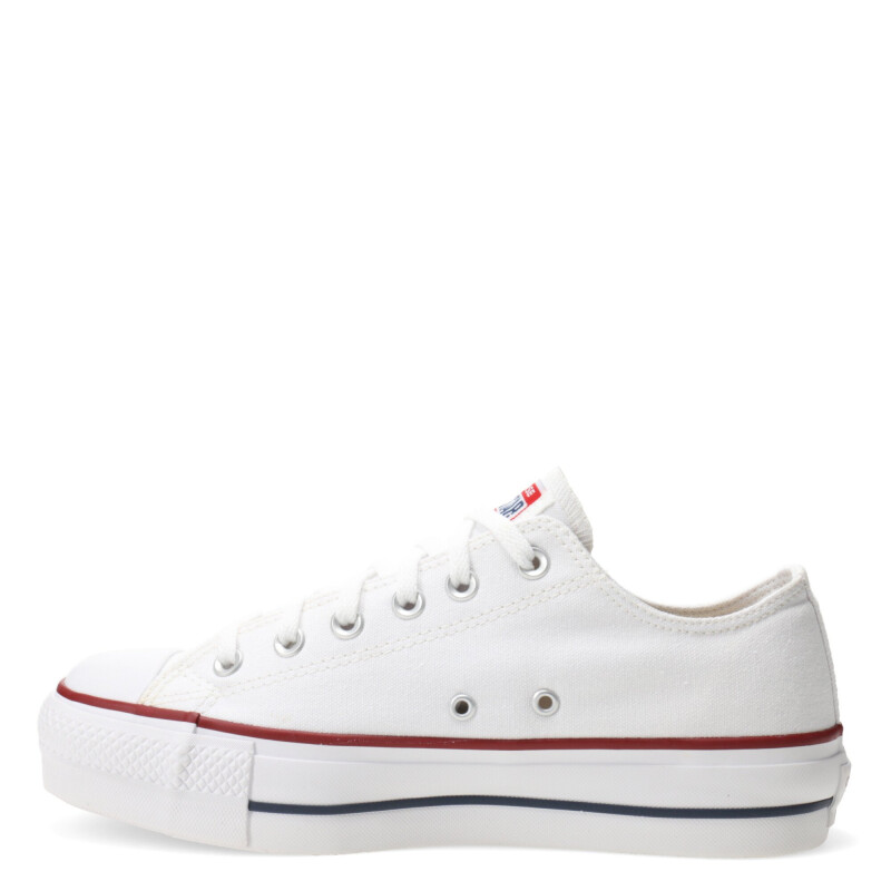 Championes Unisex Converse Chuck Taylor All Star Lift Blanco - Rojo - Azul