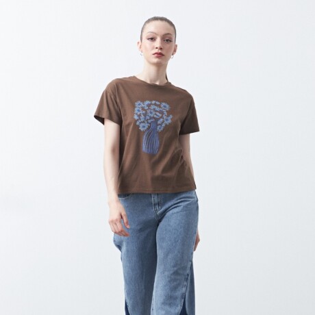 REMERA BONETERO Café