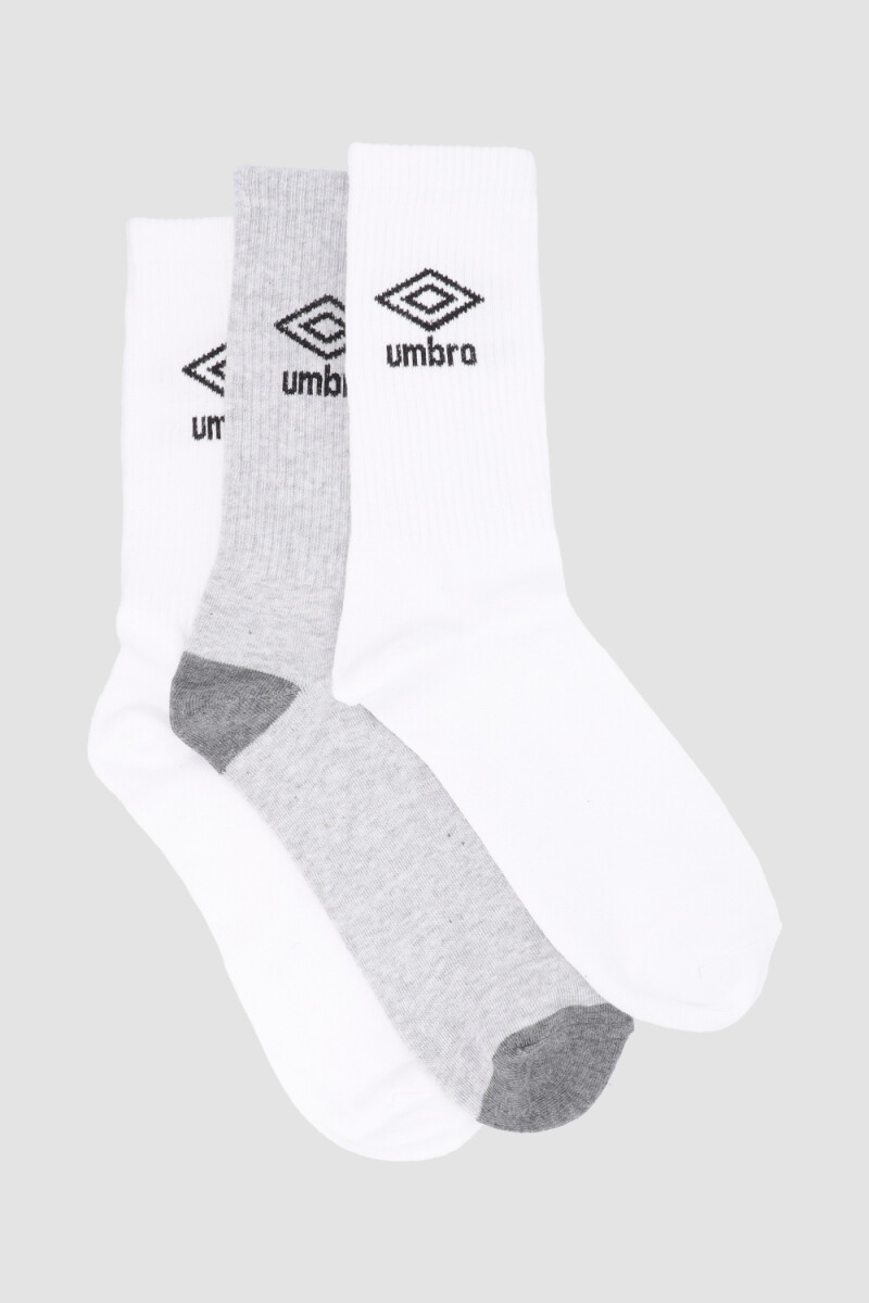 Media Umbro Pack x3 Diseño 11 U Umbro Hombre - 959 