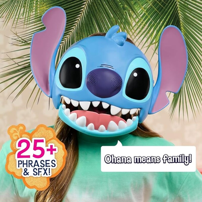 Máscara de Juguete con sonidos y frases Just Play Stitch Máscara de Juguete con sonidos y frases Just Play Stitch