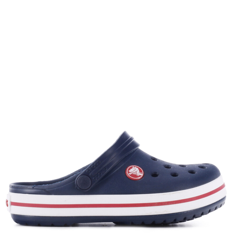 Zuecos Infantiles Crocs Crocband Clog Azul Marino - Rojo