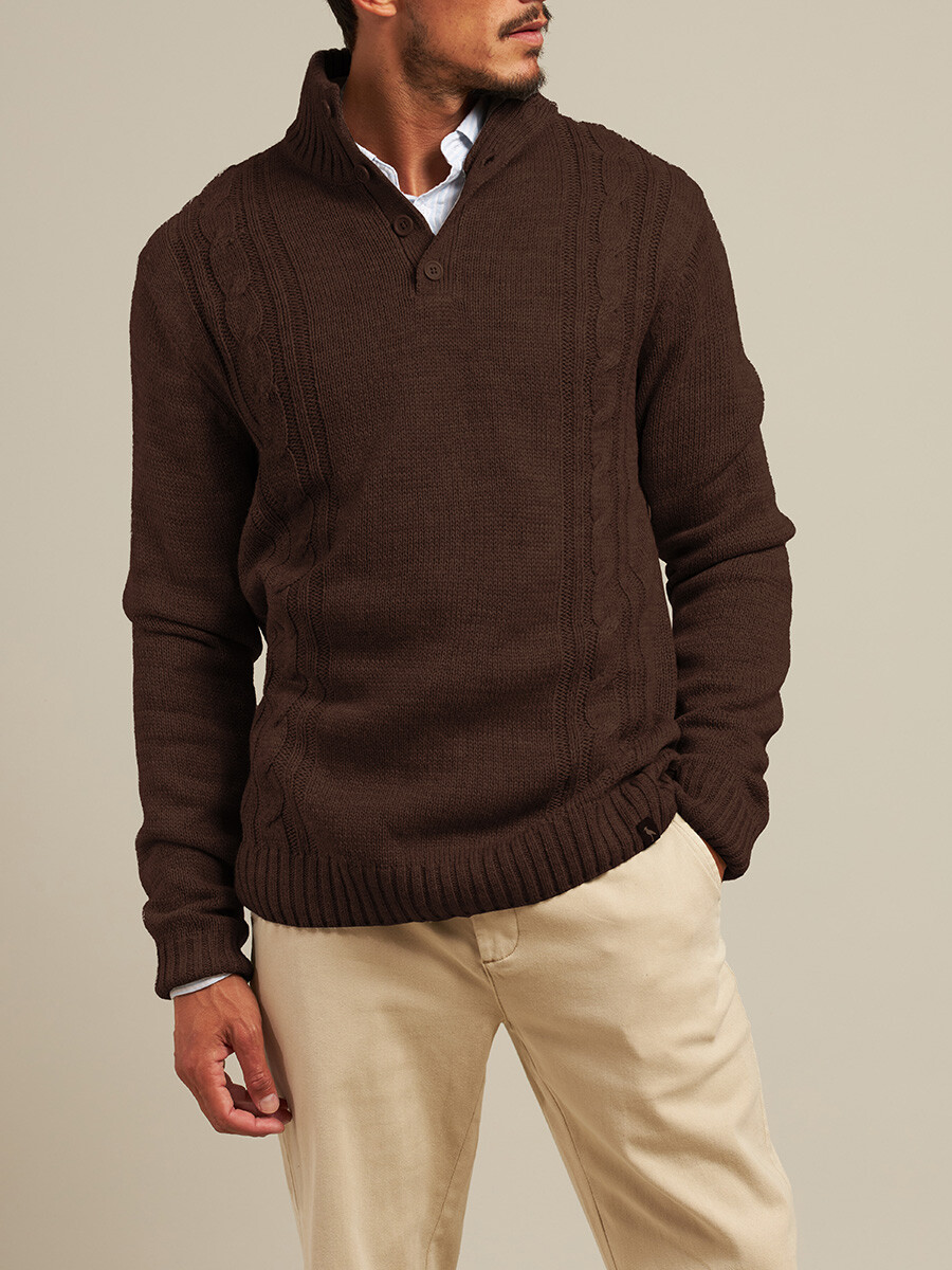 SWEATER TRAFUL POLANCO - Militar 