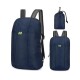 Mochila Plegable Viaje Almacenamiento Impermeable Multiuso Color azul