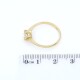 Anillo solitario en oro 18k amarillo Anillo solitario en oro 18k amarillo