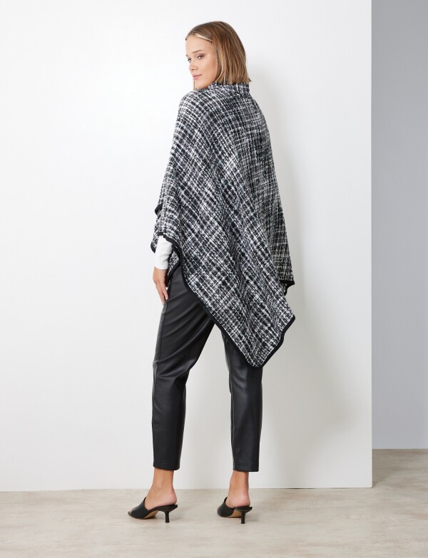 Capa Tweed NEGRO/GRIS