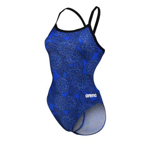 Malla De Entrenamiento Para Mujer Arena Women's Hydrangea Bouquet Swimsuit Azul