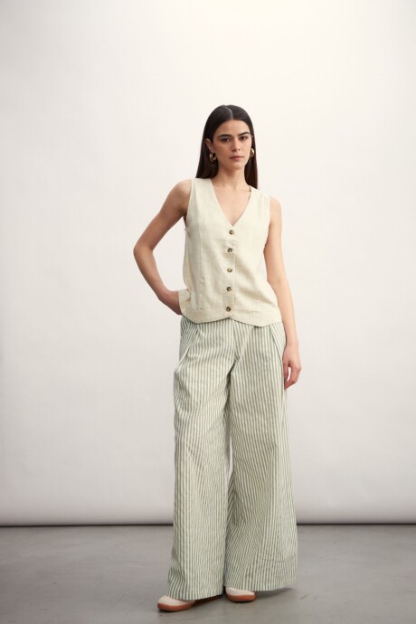 Chaleco Chelsy Beige
